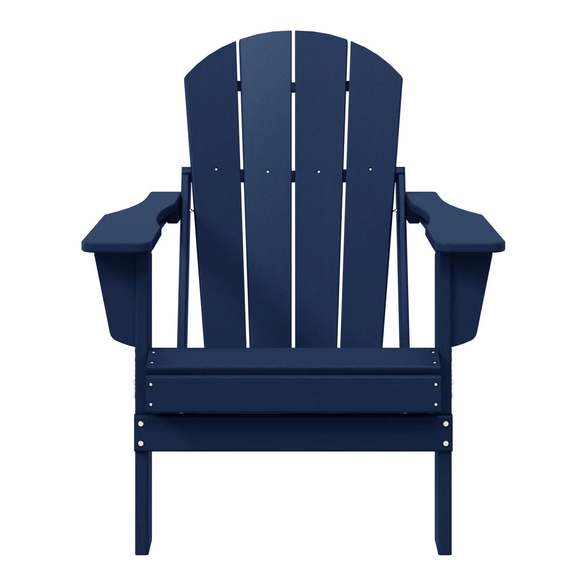 Polytrends Laguna, kleurvaste, weerbestendige, inklapbare Adirondackstoel voor buiten op het terras