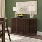 Plank+Beam Contour Sideboard aus Massivholz mit 3 Türen, 59-TV-Ständer fürs Wohnzimmer