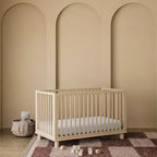 Storkcraft Sicily Deluxe 3-in-1 umbaubares Babybett mit Rausfallschutz für Kleinkinder