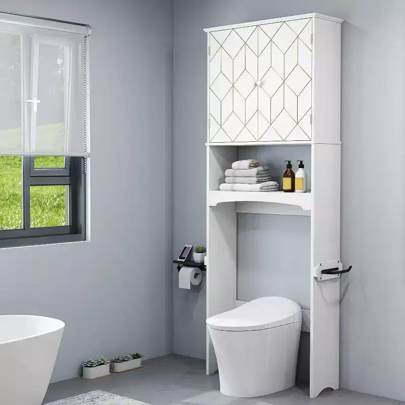 Stauraumschrank über der Toilette für das Badezimmer