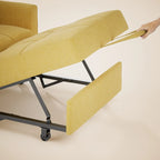 Canapé-lit convertible 3 en 1 avec réglage ajustable, fauteuil-canapé avec lit escamotable, lit pliant convertible pour le salon