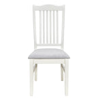Eetkamerset van hout, 6-delig, met 4 stoelen en een bankje, tafel met lade