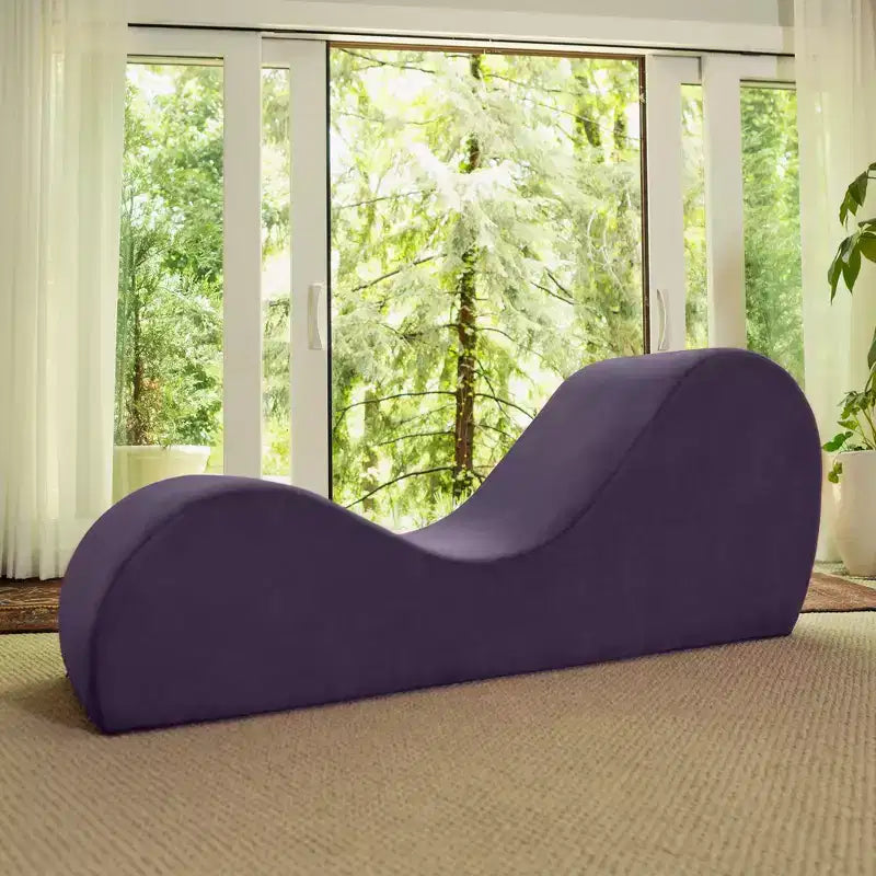 Méridienne élégante Avana pour le yoga - Fabriquée aux États-Unis - Idéale pour les étirements, la détente, l’exercice et plus encore, 60D x 18W x 26H pouces, gris clair