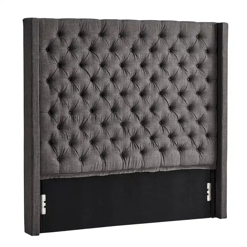 Nur gepolstertes Wingback-Kopfteil mit Knopfheftung, Naples, von iNSPIRE Q Artisan