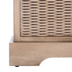 Banc de rangement SAFAVIEH Fiorello avec coussin et 3 tiroirs - 47.3 W x 15 L x 19 H - 47Wx15Dx19H