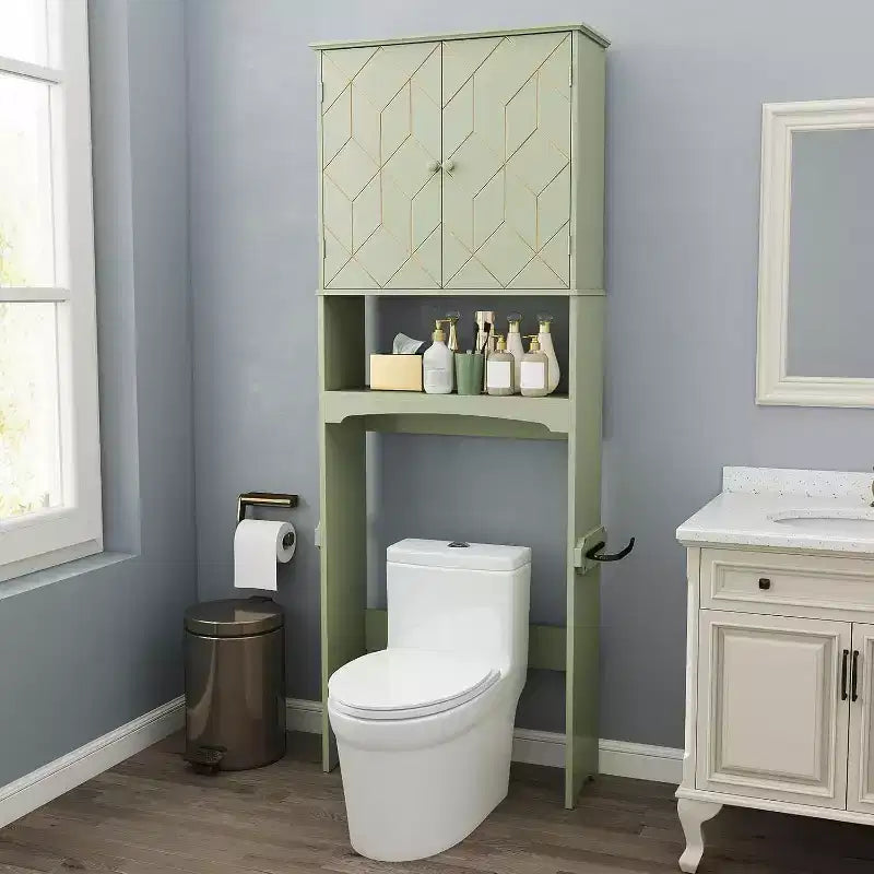 Stauraumschrank über der Toilette für das Badezimmer