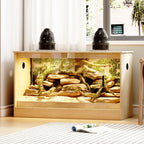 Habitat pour reptiles - terrarium spacieux pour lézards, serpents et plus - 47.2