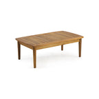 Ensemble de salon de jardin 4 places en bois d’acacia Willowbrook de Christopher Knight Home