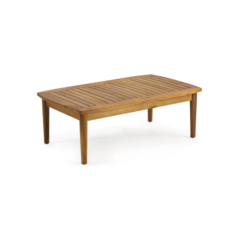 Ensemble de salon de jardin 4 places en bois d’acacia Willowbrook de Christopher Knight Home