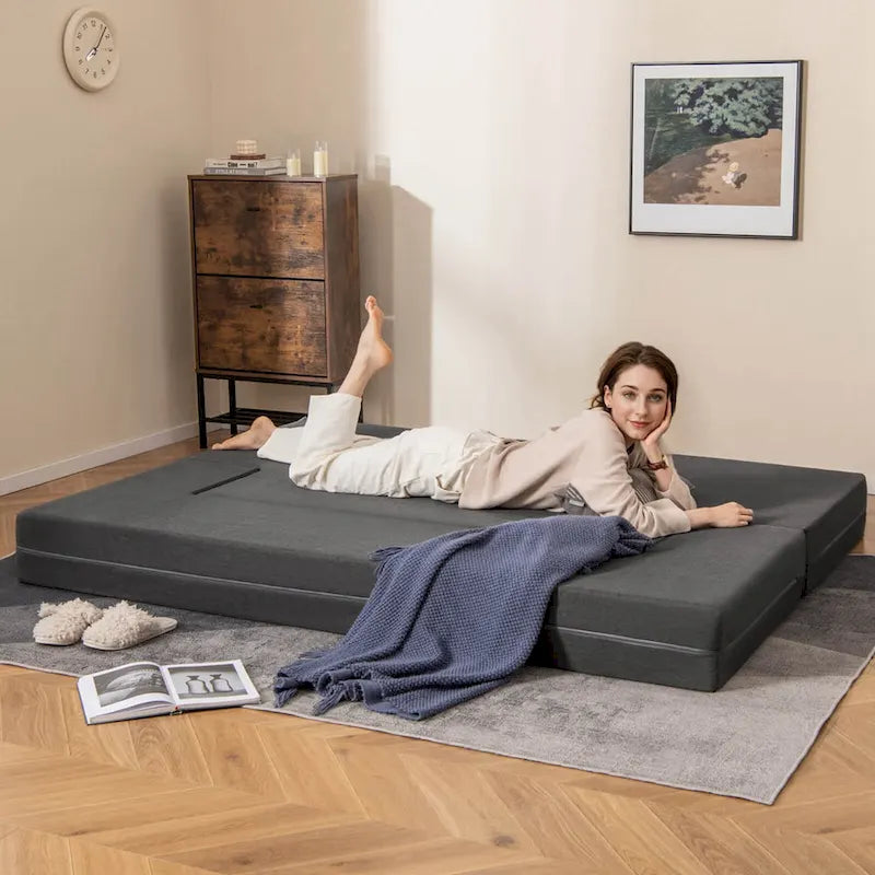 Divano Letto Pieghevole da 8 Pollici con Schiuma ad Alta Densità e Rivestimento Lavabile