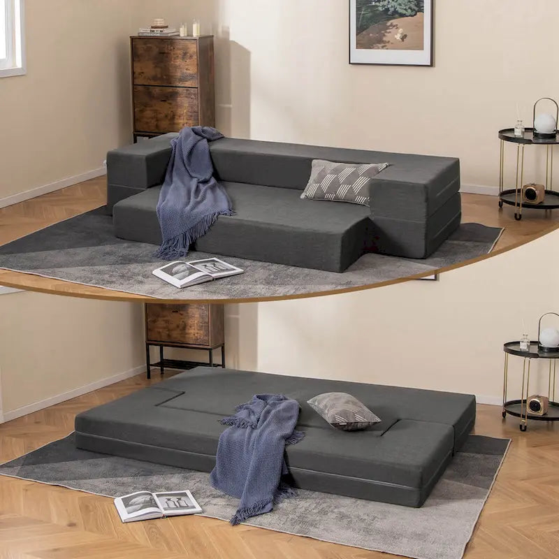 Divano Letto Pieghevole da 8 Pollici con Schiuma ad Alta Densità e Rivestimento Lavabile