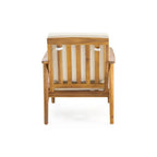 Ensemble de salon de jardin 4 places en bois d’acacia Willowbrook de Christopher Knight Home