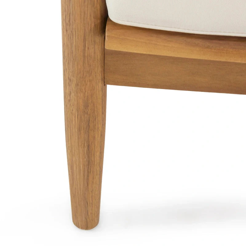 Ensemble de salon de jardin 4 places en bois d’acacia Willowbrook de Christopher Knight Home