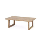 Gartenmöbelset aus Akazienholz, Outdoor-Sitzgruppe mit Couchtisch und weichen Kissen für Garten, Veranda und Balkon, Beige - Merax