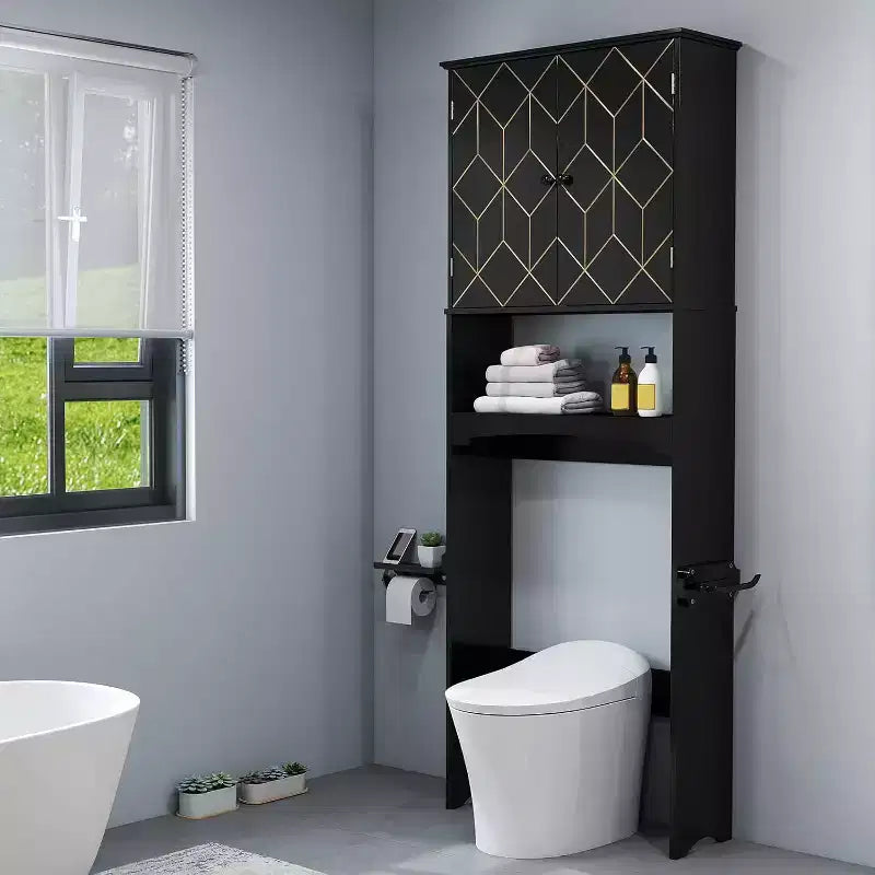Stauraumschrank über der Toilette für das Badezimmer