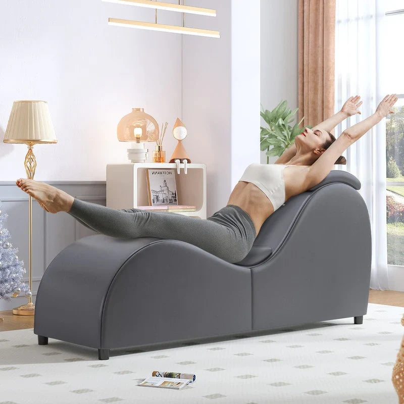 Chaise de yoga d'intérieur Mixoy, chaise longue incurvée de yoga pour adultes, idéale pour s'étirer, faire de l'exercice et se détendre