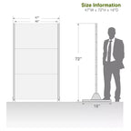 Kamerscherm met 3 panelen en geometrisch patroon ?C zwart gegalvaniseerd staal