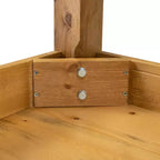 Flash Furniture, rechteckiger Farm-Esstisch aus massivem Kiefernholz, 46 x 30