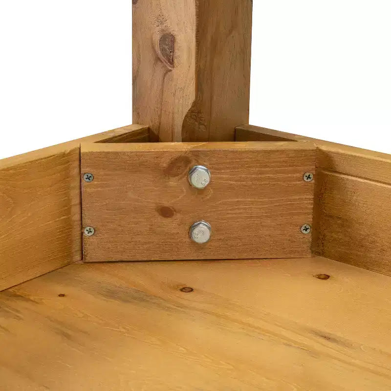 Flash Furniture, rechteckiger Farm-Esstisch aus massivem Kiefernholz, 46 x 30