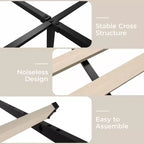 CuisinSmart bedframe van ribfluweel met hoofdbord, gestoffeerd platformbedframe met 4 opbergladen en houten lattenbodem
