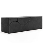 Avana Kami verstelbare chaise longue / voor yoga en massage - 2-in-1 poef met verborgen uitklapbare yogaloungestoel, microfluweel - N/A