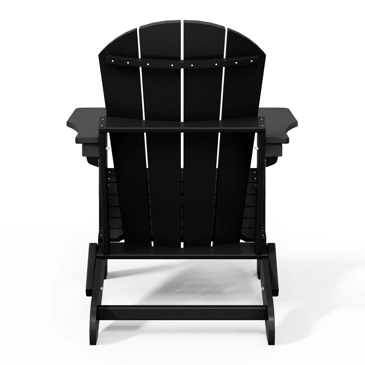 Polytrends Laguna, kleurvaste, weerbestendige, inklapbare Adirondackstoel voor buiten op het terras