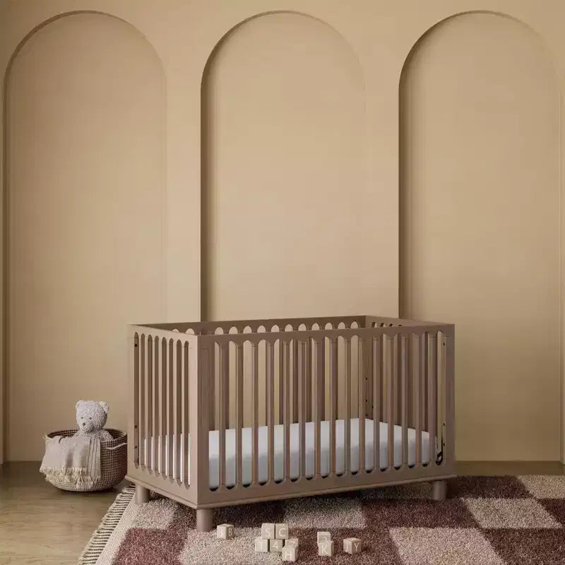 Storkcraft Sicily Deluxe 3-in-1 umbaubares Babybett mit Rausfallschutz für Kleinkinder