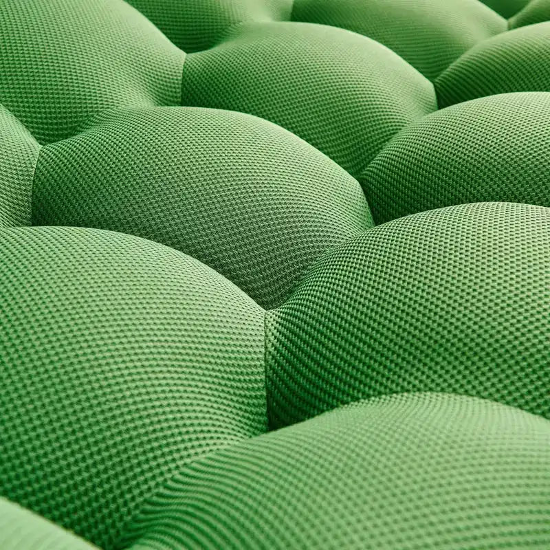 Canapé de sol bulle de 47 pouces au design incurvé, fauteuil poire 3D pour salon, vert