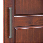 Palace Imports Cosmo-kledingkast met 3 deuren van 100% massief hout, met deuren van massief hout of spiegeldeuren