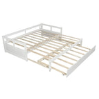 Extending Daybed with Trundle, Wooden Daybed with Trundle