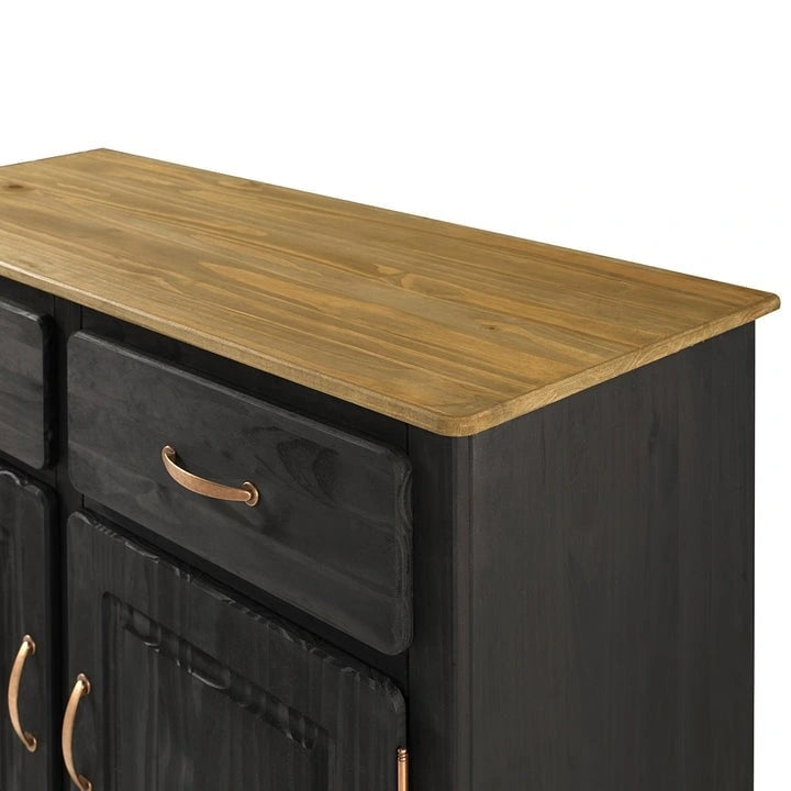 Wood Buffet Sideboard Green