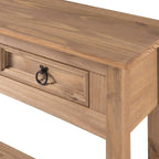 Konsolentisch aus Holz für den Flur mit 3 Schubladen Corona | Furniture Dash - N/A