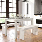 Flash Furniture, rechteckiger Farm-Esstisch aus massivem Kiefernholz, 46 x 30