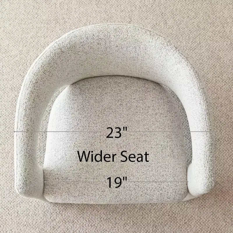 Kleines Esszimmerset für 2 Personen, beige gepolsterte Stühle, runder Esstisch mit Säulenfuß, kompakte moderne Küchenmöbel-Panipeachy