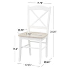 Simple Living Essgruppe im Landhausstil mit Klapptisch, 3-teilig