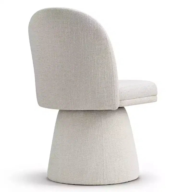Set aus 6 modernen, um 360° drehbaren Esszimmerstühlen ohne Armlehnen mit säulenförmigem Fuß, elegante Akzentstühle für Küche, Esszimmer oder Büro-Panipeachy