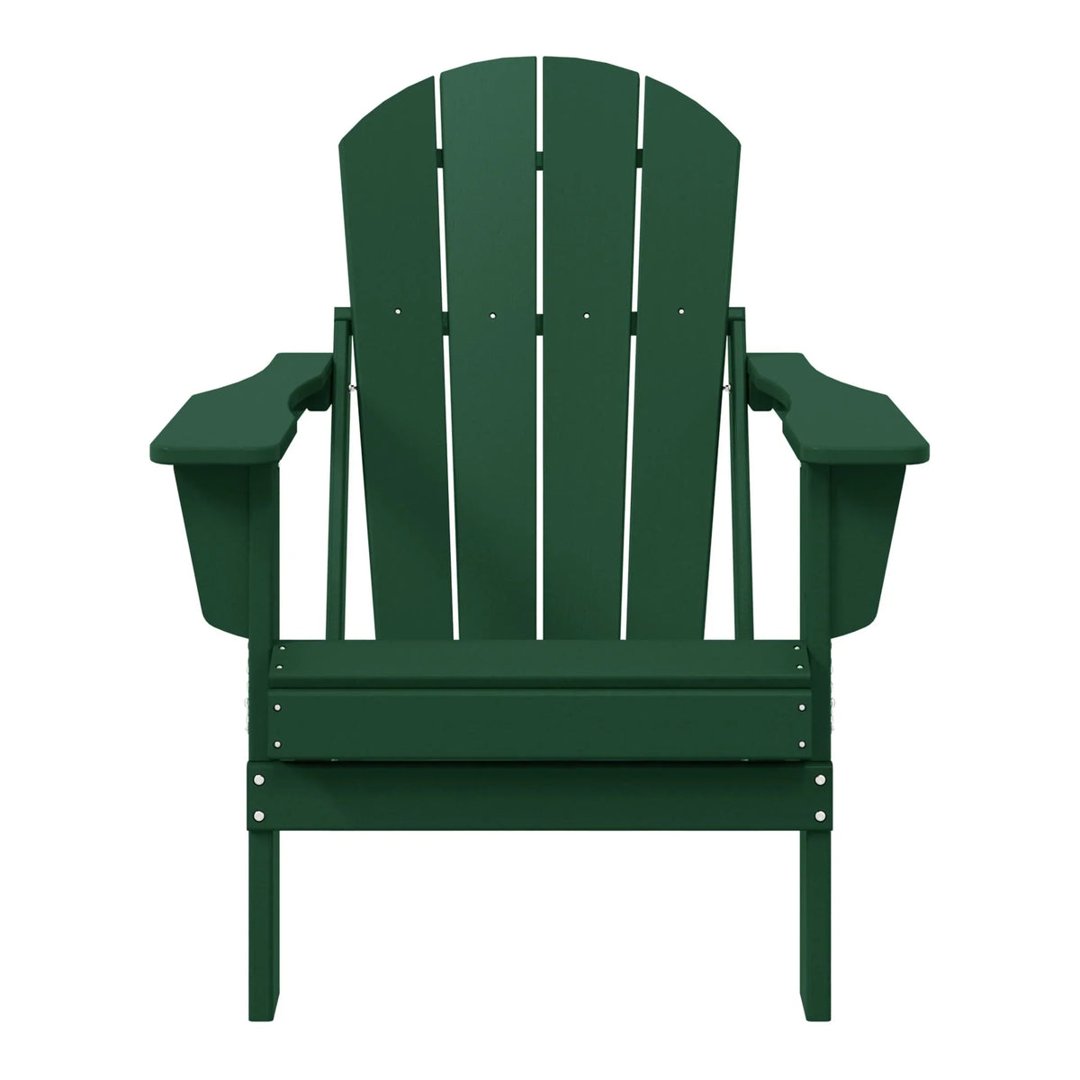 Polytrends Laguna, kleurvaste, weerbestendige, inklapbare Adirondackstoel voor buiten op het terras