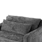 Extra diepe slaapfauteuil van chenille van Polibi