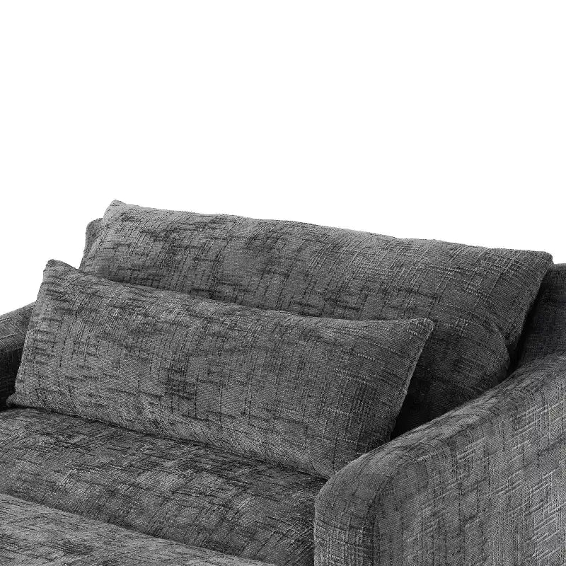 Extra diepe slaapfauteuil van chenille van Polibi