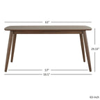 Norwegisches Essset aus Eiche mit konischen Beinen im dänischen Stil von iNSPIRE Q Modern