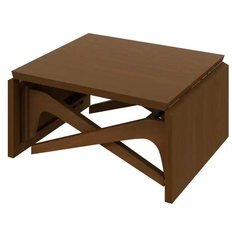 Table basse 2-en-1, table de salle à manger extensible, table à hauteur réglable pour la maison et le bureau, gain de place - ModernLuxe