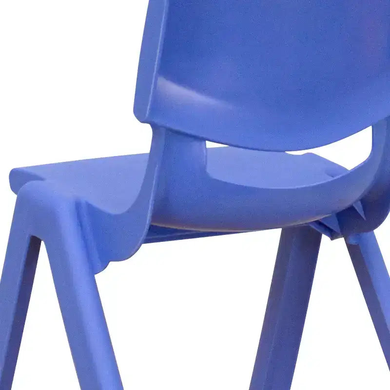 Prostokątny zestaw stołu do zabawy z regulowaną wysokością i 6 krzesłami Emma and Oliver, z tworzywa sztucznego, 23.625W x 47.25L