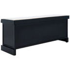 Banc de rangement SAFAVIEH Fiorello avec coussin et 3 tiroirs - 47.3 W x 15 L x 19 H - 47Wx15Dx19H