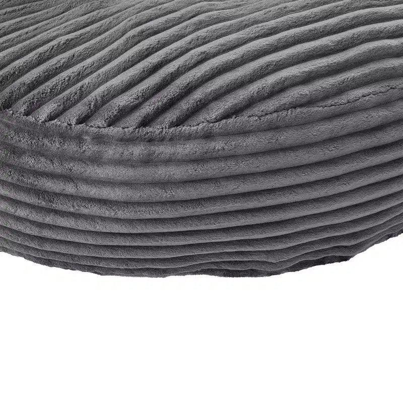Sofa typu bean bag dla dorosłych i dzieci, duży fotel typu bean bag z sztruksu, 3 poduszkami i podłokietnikami do salonu lub sypialni