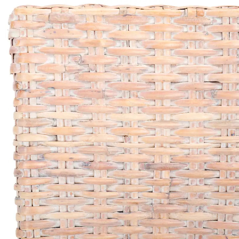 Set aus 2 Esszimmerstühlen aus naturbelassenem Rattan, 19W x 22D x 41H, Boho-Küstenstil