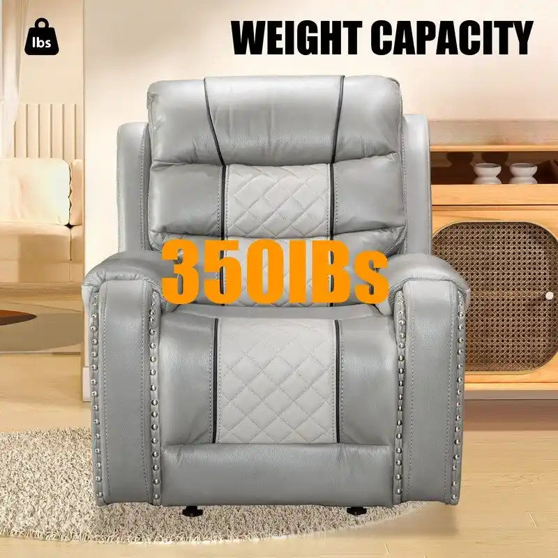 Großer Relaxsessel aus Kunstleder im amerikanischen Design für das Wohnzimmer