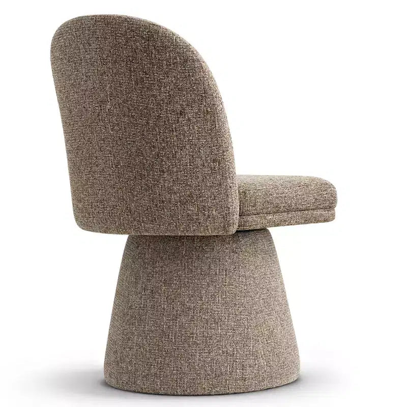 Set aus 6 modernen, um 360° drehbaren Esszimmerstühlen ohne Armlehnen mit säulenförmigem Fuß, elegante Akzentstühle für Küche, Esszimmer oder Büro-Panipeachy