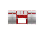 Seville Classics UltraHD extra brede opbergkastset van 2 delen, 60 x 24