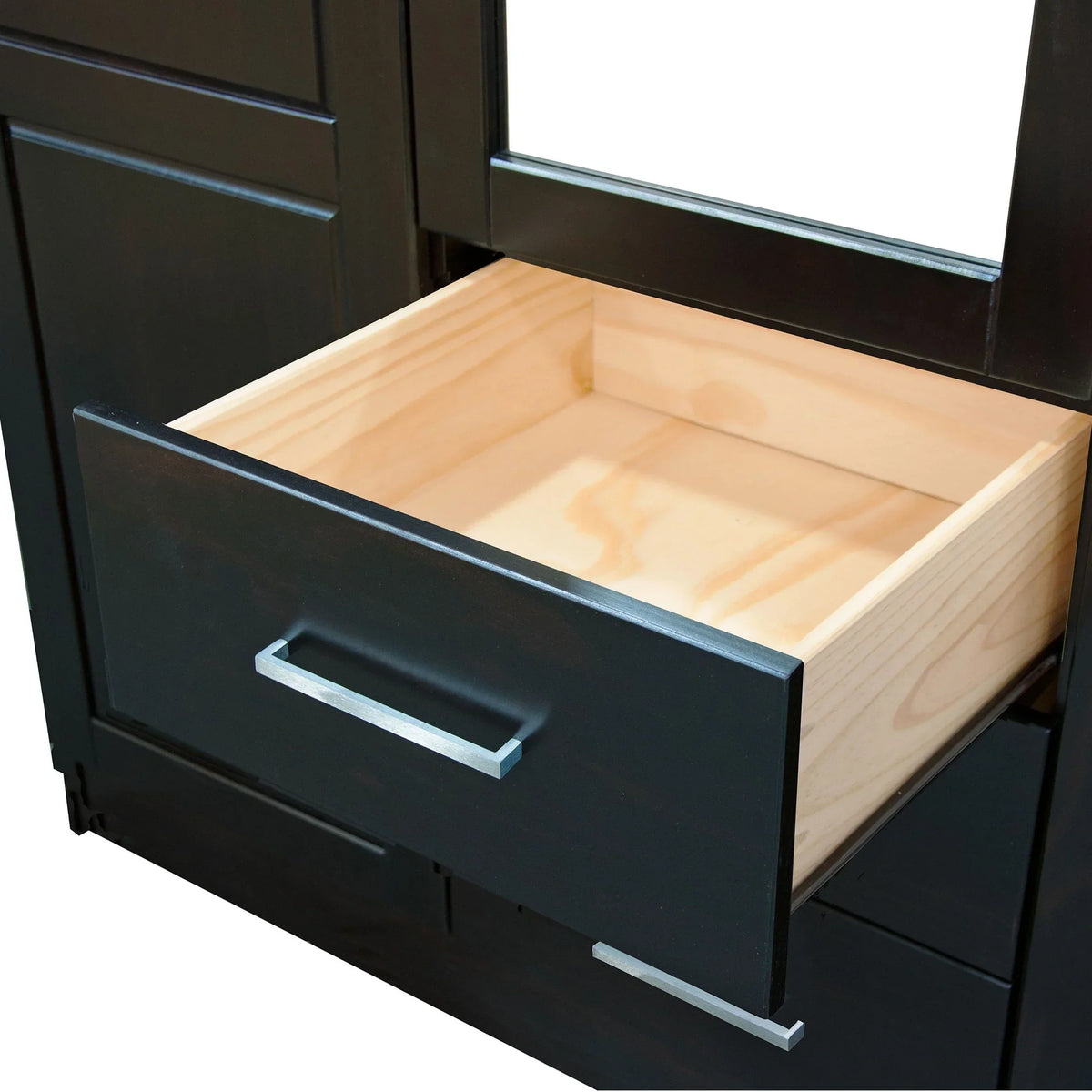 Palace Imports Cosmo-kledingkast met 3 deuren van 100% massief hout, met deuren van massief hout of spiegeldeuren