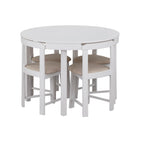 Harrisburg Tobey 5-piece Compact Round Dining Set